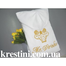 Банный халат "Красота и сила"